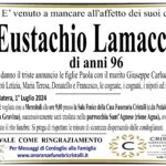 Eustachio Lamacchia di anni 96