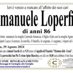 Emanuele Loperfido di anni 86