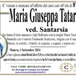 Maria Giuseppa Tataranni ved. Santarsia   di anni 87