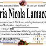 Maria Nicola Lamacchia di anni 76