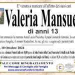 Mansueto Valeria  di anni 13