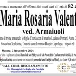 Maria Rosaria Valentino ved. Armaiuoli   di anni 82