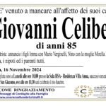 Giovanni Celiberti di anni 85