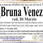 Bruna Venezia ved. Di Marzio   di anni 79