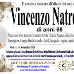 Vincenzo Natrella di anni 68